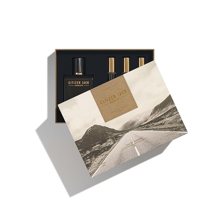 Michael Malul Eau de Parfum Gift Set - 4PC- 100ml | 10ml Citizen Jack Absolute 4PC Gift Set