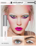 Eyebrow Mascara Gel-1Pcs Longlasting Waterproof Smudgeproof White Tinted Eyebrow Glue Colored Liquid Mascara Brow Gel,Tinted Brow Filler,Curling Tubing Mascaras,Halloween Eye Makeup Gift for Women-10