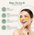 24k gold under eye patches
