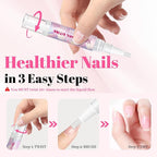 2 Packs Nail Biting Treatment for Kids Stop Biting Pens Prevention Thumb Sucking Deterrent Nail Polish Fast Dry Long Lasting Non Toxic Natural Nail Care Pen for Children Teens Adults Biters(10ML)