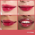 Laka Fruity Glam Lip Tint Mini, 1.9g/0.07oz, Glowing Lip Stain with Wide Color Spectrum, Hydrating & Lightweight Texture, Long-Lasting Bold Stain, Non-Sticky, Vegan, K-Beauty (#109 Fresh)