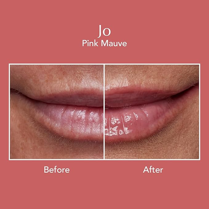 Thrive Causemetics Sheer Strength Lip Plumping Peptide Gloss, Lip Plumper with Vitamin E, Peptides, Plumps, Smooths & Hydrates Lips, High Shine, Vegan & Cruelty Free, Jo (Pink Mauve)