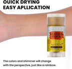 MEICOLY Gold Face Body Glitter Stick,Music Festival Accessories Outfits for Women,Sparkle Glitter Makeup for Face/Body/Hair/,Hair Glitter,Mardi Gras Accessories,Fine Glitter