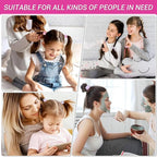 54Pcs Hair Ties for Girls and Women, Nylon Hair Elastics Hair Bands Ponytail Holders Soft Hair Ties No Damage for Girls Thick Straight Curly Hair Multi-colored (Multi-colored B)