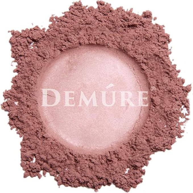 Demure Mineral Blush Makeup (Mauve) Loose Powder | Professional Grade, Cruelty Free Make-up