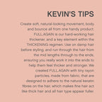 KEVIN.MURPHY FULL.AGAIN - Hair Thickening Lotion - For Hair Repair - For Fine & Thinning Hair - Hair Volumiser - Sulphate & Paraben Free Hair Care - 150 mL / 5.1 fl oz