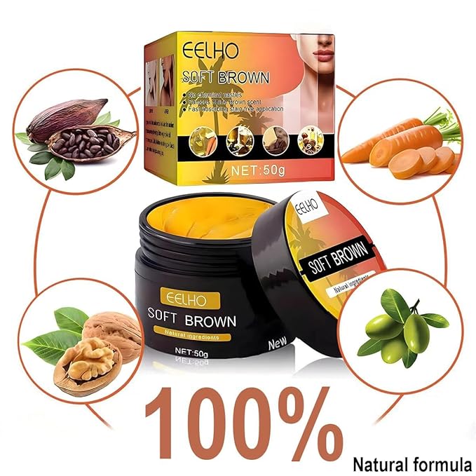 Natural Tanning Gel | Tanning Lotion | Tanning Gel, Lngredients:Carrot, Indoor/Outdoor Tanning Lotion for Tattoo & Color Fade Protection, Anti-Orange, Anti-Aging & Anti-Wrinkle Natural.