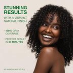 Naturigin Permanent Hair Color, 2.0 Black, Ammonia Free, 100% Gray Coverage, Nourishing Natural Formula, For All Hair Types, Long-Lasting, Vegan & Cruelty-Free, 1 Pack