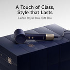 Laifen Premium High-Speed Hair Dryer Royal Blue Gift Box, Professional Ionic Portable Blow Dryer with 110,000 RPM, Lightweight, Low Noise, 360° Magnetic Styling Attachment, Wall Mount, Gift Bag