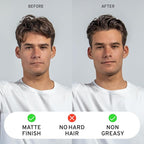 Hardworking Gentlemen - Light Hold Hair Paste - Mens Hair Paste - NATURAL ingredients Pomade - Smooth Finish - Holds All Day - 2oz.