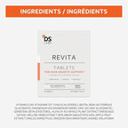 DS Labs Revita Hair Density Support Tablets - Daily Hair Wellness Supplement with Biotin, Zinc, Iron, Vitamin D, Magnesium & Melatonin, for Men & Women, 30 Tablets