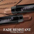 Brown Eyeshadow Stick Makeup 6PCS Set, Neutral Eyeshadow Palette Matte Cream Eye Shadow Eyeliner Brightener Pencil Crayon - BROWN CASHMERE