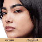 about-face THE PERFORMER Skin-Focused Foundation LM1Warm– Medium Coverage, Long-Wear, Breathable & Buildable Base – Clean, Vegan, Hydrating Formula with Blue Agave & Chlorella – 1.08oz