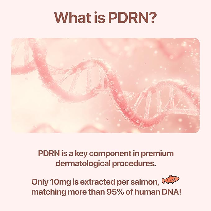 PDRN Ampoule and PDRN Cream, CUSKIN Korean Skin Care with Salmon DNA, Plant Based Bakuchiol, Moisturizing Bifida