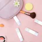 100 Sets Empty Lip Balm Tubes Bulk Round with White Caps for DIY Lipstick homemade, 3/16 Oz (5.5 ml), Clear, BPA Free, 100 Tubes and 100 Caps