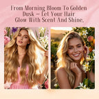 NP NATURES PHILOSOPHY Hair Perfume, Leave-in Hair Serum & Shine Hair Spray for Women, Anti-Frizz, Long Lasting Fragrance, Lightweight Conditioner & Glossier Hair Perfume oils - 2 Pack