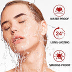 Waterproof Eyebrow Pen，Long Lasting Eyebrow Pencil，Creates Hair-Like, Natural-Looking, 3D Eyebrows,Eye Brow Makeup Pen for Women