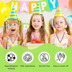 Halloween Body Glitter Stick, Waterproof Halloween Face Glitter Gel, Chunky Glitter Face Paint, Orange Purple Black Sequin Hair Glitter Makeup for Women and Kid (Pink)