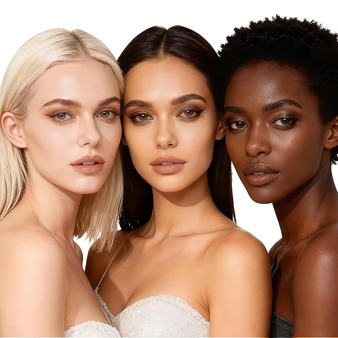 Nude Mini Eyeshadow Palette, 6 Colors Smoky Matte Taupe & Brown Neutral Eye Shadows, Highly Pigmented, Long-Lasting, Waterproof, Travel Size Makeup Palette with Mirror