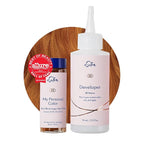 eSalon Permanent Hair Color & Hair Dye Complete Kit - Dark Blonde Copper Gold - Personal Colorist Kit for Up To 100% Gray Coverage for All Hair Types - Professional-Grade Ammonia-Free Hair Dye