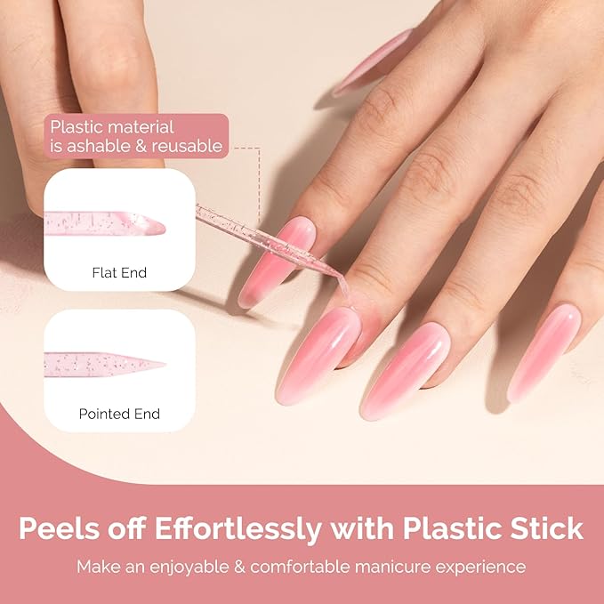 MelodySusie Liquid Latex for Nails, Peel off Fast Dry Cuticle Guard for Nail Polish with Plastic Nail Care Stick set, Skin Barrier Protector for Nail Art, Manicure Home DIY Salon, Gifts for Women15ml