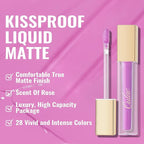 Oulac Matte Lipstick Metallic Lipstick Set for Women, Long Lasting Dual-UseLiquid Lipstick High Impact Lip Color Full Coverage Lip Makeup with Vitamin E Waterproof Formula,Vegan M14+M25+MD02