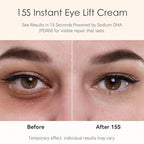 15-Second Instant Eye Lift Cream with Sodium DNA & 0.1% Retinal | Rapid Tightening for Eye Bags & Fine Lines | Dual-Action Firming + Long-Term Repair | Caffeine, Peptides & Collagen Complex | 0.7fl oz