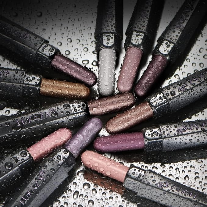 Plum Eyeshadow Stick Makeup Set 10PCS, Neutral Shimmer And Matte Cream Eye Shadow Palette, Metallic Bronze Smoky Eyeliner Brightener Crayon Pencil Kit, Ideal Gift for Women -Cocoa Crush