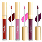 3Pc Matte Liquid Lipsticks for Women Dark Red Purple Pink Lipstick Cruelty Free Long Lasting Lip Color, DM18+DM20+DM26