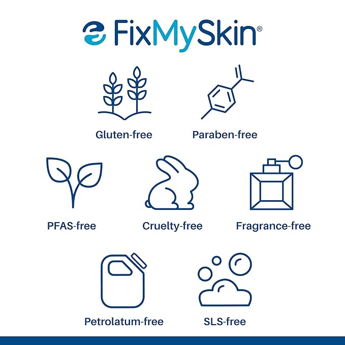 FixMySkin 1% Hydrocortisone Healing Lip Balm, Vanilla – Soothes Dry, Cracked & Irritated Lips, Relieves Chapped Lips, Cold Sores & Eczema, Dermatologist Developed, Travel-Friendly Tube, 0.15 oz