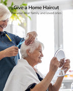 ULG Hair Cutting Scissors Thinning Shears Kit Professional Barber Hairdressing Texturizing Salon Razor Edge Scissor Japanese Stainless Steel 6.5 inch Blue