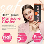 modelones Nail Polish Set 6 Colors Neutral Nude Pink Fall Winter Quick Dry Mini Finger Bulk Manicure Kit Diy Nail Art Home Salon Gifts For Women Girls