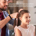 100PCS Black Hair Ties for Women Girls, Seamless Thick Black Hair Band, Elastic Hair Ties No Damage Ponytail Holder Christmas Gift