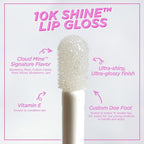 Petite N Pretty Beginner CactiCali Makeup Set for Kids, Teens, & Tweens - Natural Eyeshadow and Cheek Makeup Palette & 10k Shine Lip Gloss (Diamond Heist)