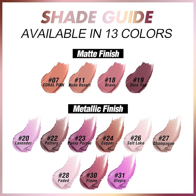 FOCALLURE Ultra Chic Lipstick,Rich Vitamin E Lip Crayon,Lightweight Color without Drying or Fading,Long Lasting Lips Makeup,#30 Flame