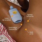 Tanning Club - After Sun Gel - Aloe Vera and Sea Kelp Formula for Sunburn Relief and Hydration - Tan Extender - 150 m