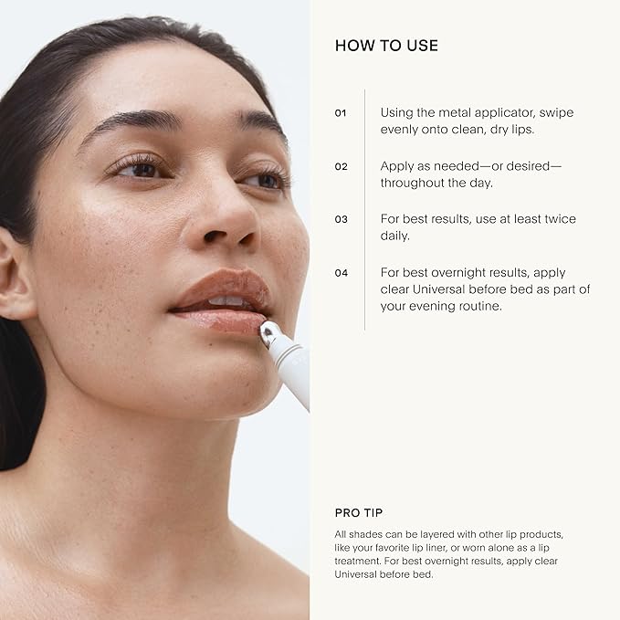 U Beauty The PLASMA Tinted Lip Compound - Anti-Aging & Anti-Wrinkle Lip Gloss, Hyaluronic Acid, Shea Butter & Peptides for Hydration & Plumping, Lady- 15 mL