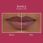 Thrive Causemetics Impact-FULL Smoothing Lipstick, Moisturizing Lip Makeup Essential with Vitamin E, Lightweight Creamy Lipstick for Women, Long Lasting, Vegan, Shade Jessica (Raspberry Red)