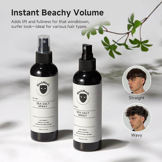 Sea Salt Spray for Men – Volume & Texture, Lightweight Hold, Effortless Style