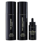 Caldera + Lab The Hair Care System | Men’s Bundle for Healthier, Fuller Hair, Scalp-Focused & Sulfate-Free – Shampoo, Conditioner & Serum Set, Dermatologically Tested