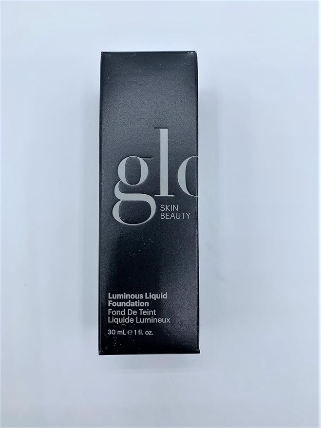 Glo Skin Beauty Luminous Liquid Mineral Foundation Makeup with SPF 18 (Tahini) - Improves Uneven Skin Tone, Smooths & Corrects Imperfections, Sheer to Medium Coverage, Dewy Finish