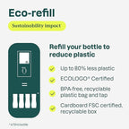 ATTITUDE Nourishing Hair Shampoo, EWG Verified, For Dry and Damaged Hair, Naturally Derived Ingredients, Vegan and Plant Based, Grapeseed Oil and Olive Leaves, Bulk Refill, 67.6 Fl Oz