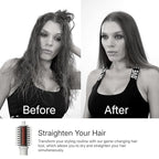 Ellena E1 Blow Dryer + Straighten Hair Brush Dual Mode, Hot Air Brush with 110000RPM High Speed Brushless Motor/Oval Air Barrel/3D Teeth Heated Comb/Handheld Cored, Styler Tool for All Hair Types