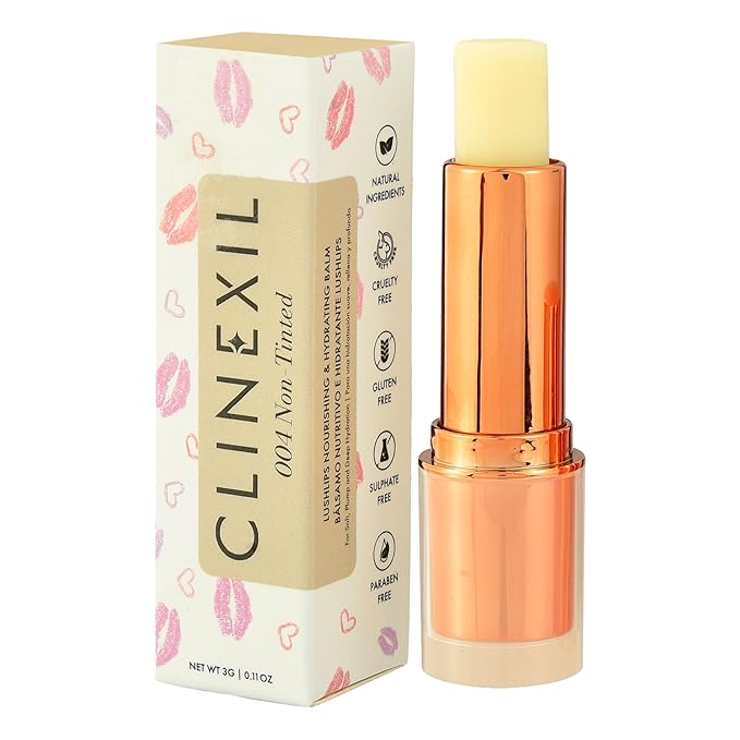 Lip Balm – Hydrating Balm with Cold-Pressed Oils, 10% Squalane, Vitamin E & Ceramides – Natural Skincare, Moisturizing Lip Butter for Soft Lips – Clean, Non-Toxic Lip Care for Women – 004 NT