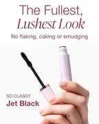 Mineral Fusion So Classy Volume Mascara (Black) - Voluminous Formula For Appearance of Fuller Lashes - Hypoallergenic, No Flaking or Caking, Smudge-Proof Formula - With Peptides & Vitamin B
