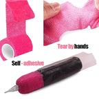200 Pink Tattoo Pen Covers 4 Grip Tapes Large Tattoo Machine Covers Tape Wrap Supplies