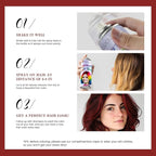 VOLLUCK Temporary Hair Color Spray, Instant Washable Hair Dye for All Hair Types, Vibrant Color for Party, Halloween, Cosplay, and Daily Use (Red)