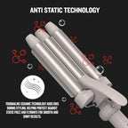 Remington Trendology 5-in-1 Multi-Styler Curling Wand Set with Ceramic Round Brush and 4 Interchangeable Ceramic Curling Wands (0.5“-1.25”)