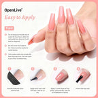 18ml Soft Pink Nail Polish Large Volume Quick Dry Nail Polish, Long Lasting Shine, Fingernail Toenail Nail Art DIY Home Travel Nail Art Gift