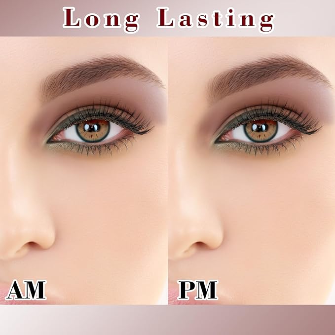 MEICOLY Matte Mauve Eyeshadow with Mirror,Nude Brown Taupe Eye Shadow Palette for Older Women and Girls,Pressed Powder Single Eyeshadow,Eye Makeup Eyelid Color,High Pigment,sombras para ojos